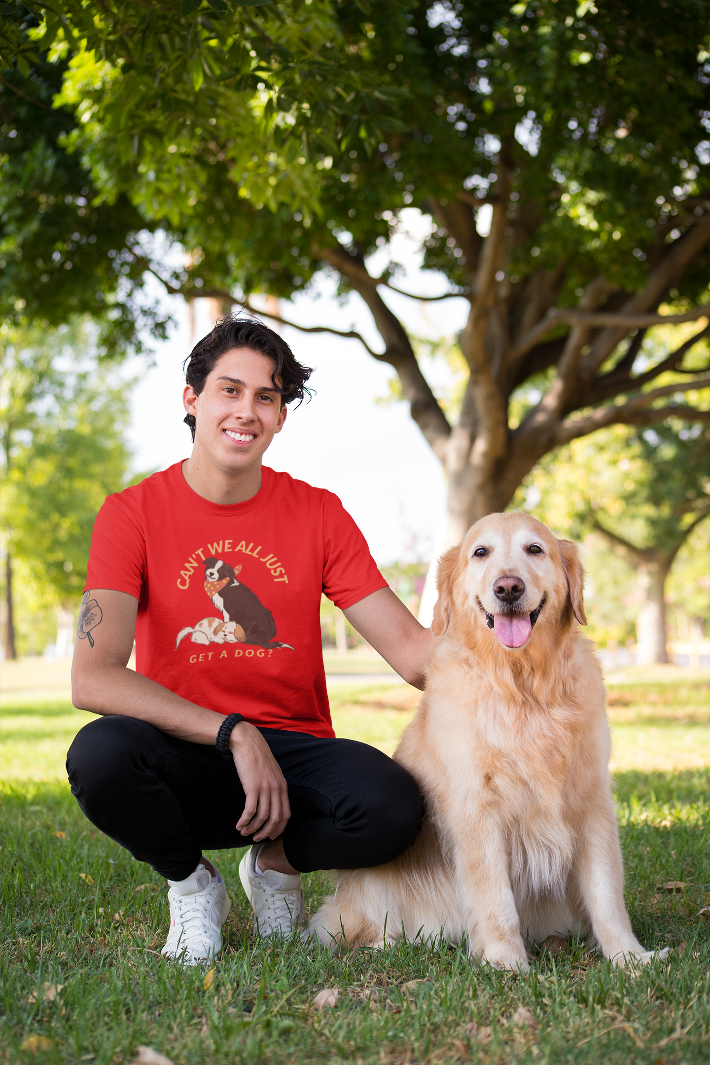 Mens Get A Dog Tee