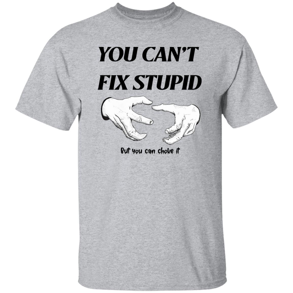 You Can't Fix Stupid...