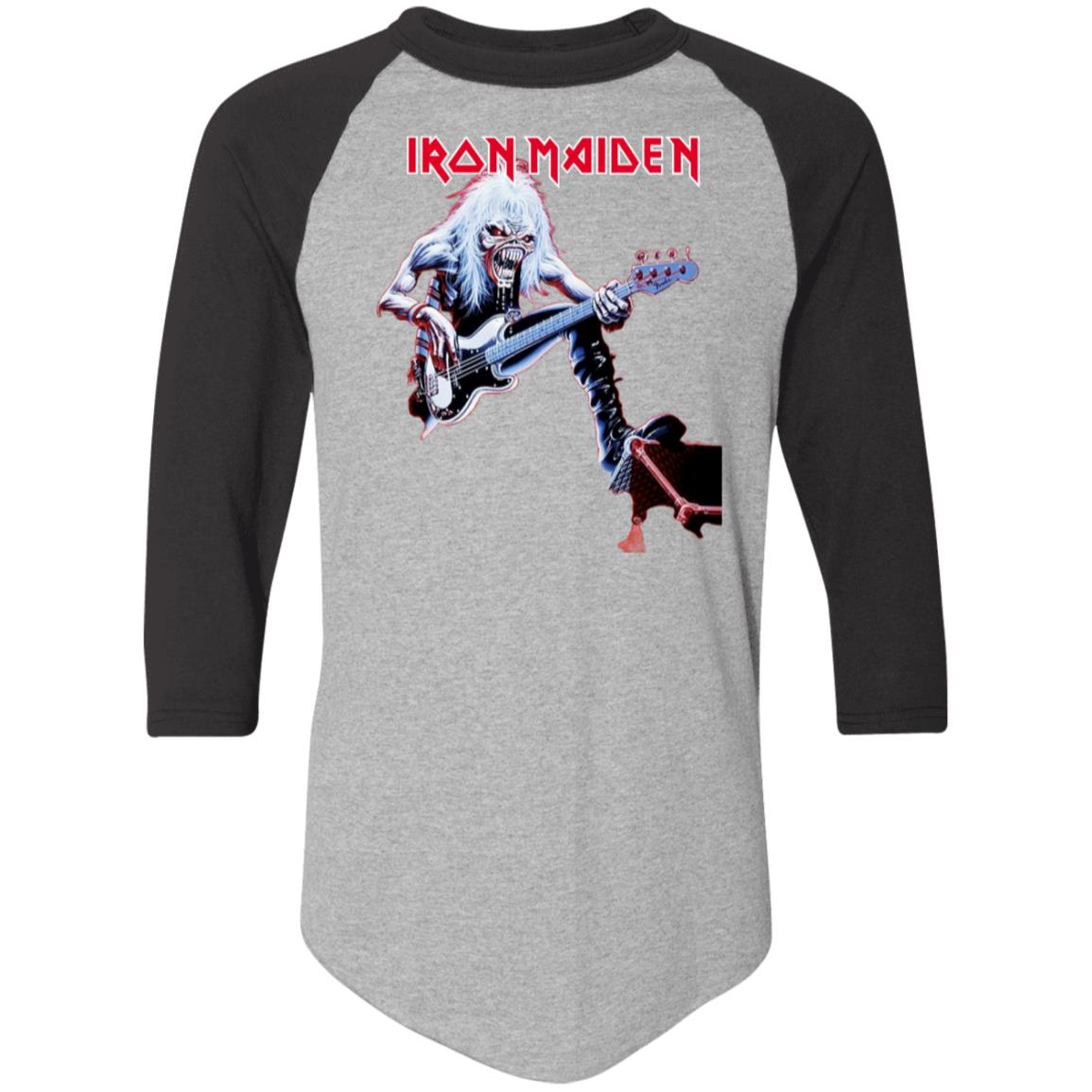 Iron Maiden Eddie Bass Raglan