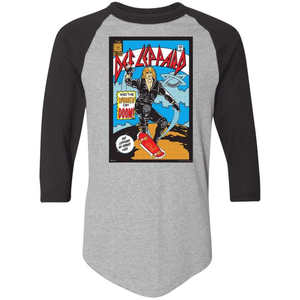 Def Leppard Comic Raglan