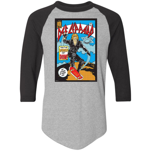 Def Leppard Comic Raglan