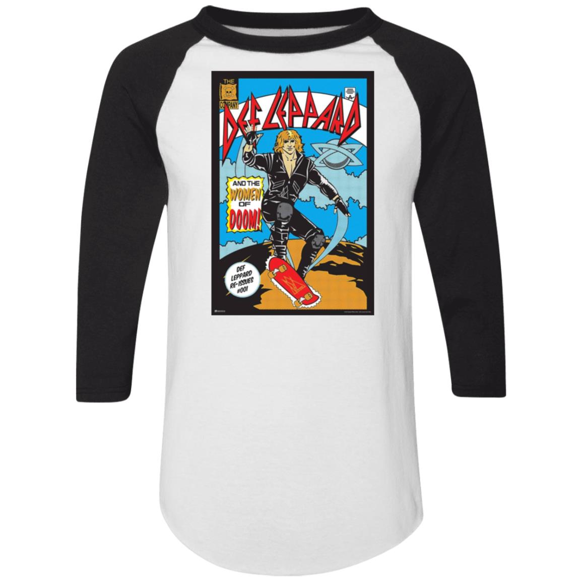 Def Leppard Comic Raglan