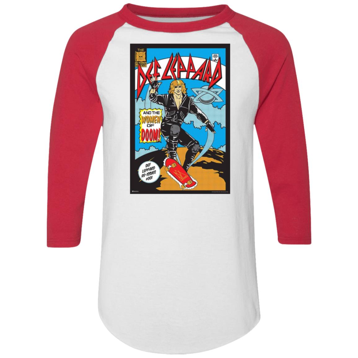 Def Leppard Comic Raglan