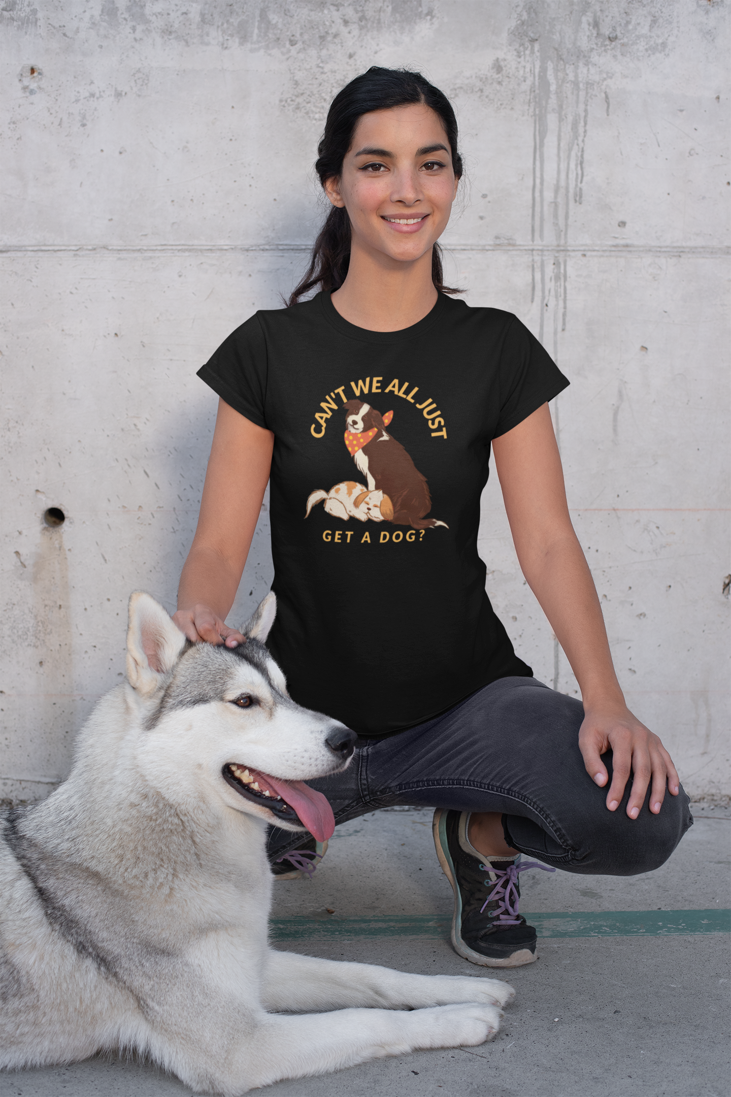 Ladies Get A Dog Tee